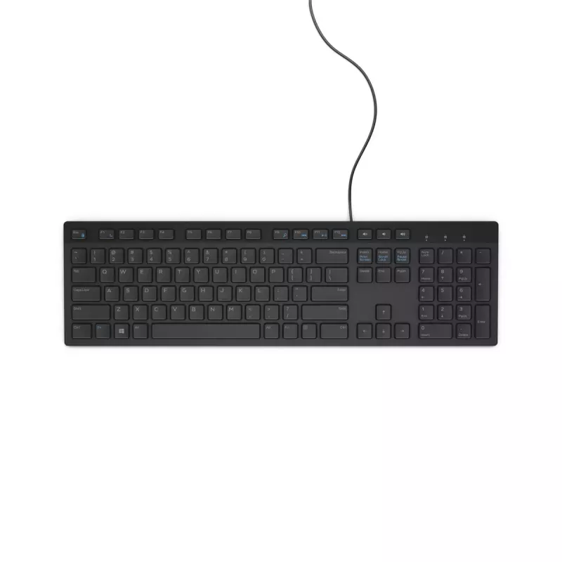 DELL KB216 tastatūra Universāla USB QWERTY US International Melna