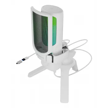 GENESIS Radium 250 balta spēļu konsoles mikrofons