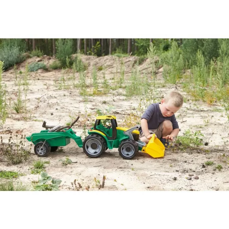 Traktors Lena GIGA TRUCKS ZL-02123 ar liekšķeri un piekabi