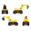 Braucamais ekskavators Lena GIGA TRUCKS Excavator PRO 4 riteņi Plastmasa Tērauds