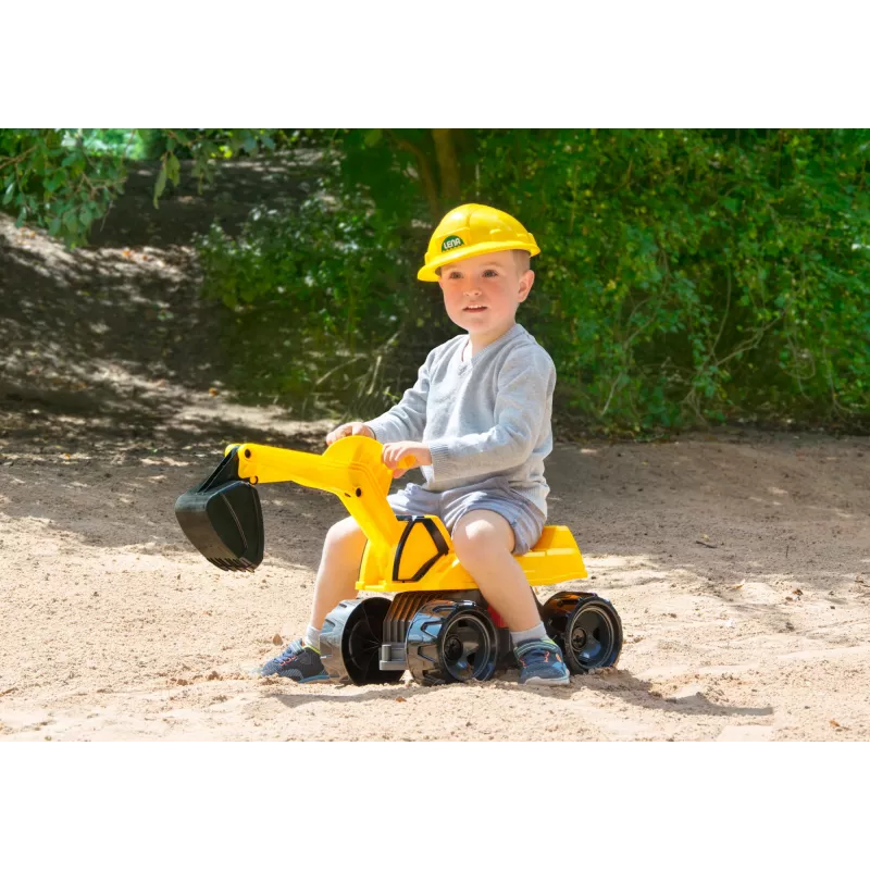 Braucamais ekskavators Lena GIGA TRUCKS Excavator PRO 4 riteņi Plastmasa Tērauds