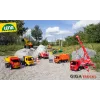Braucamais ekskavators Lena GIGA TRUCKS Excavator PRO 4 riteņi Plastmasa Tērauds