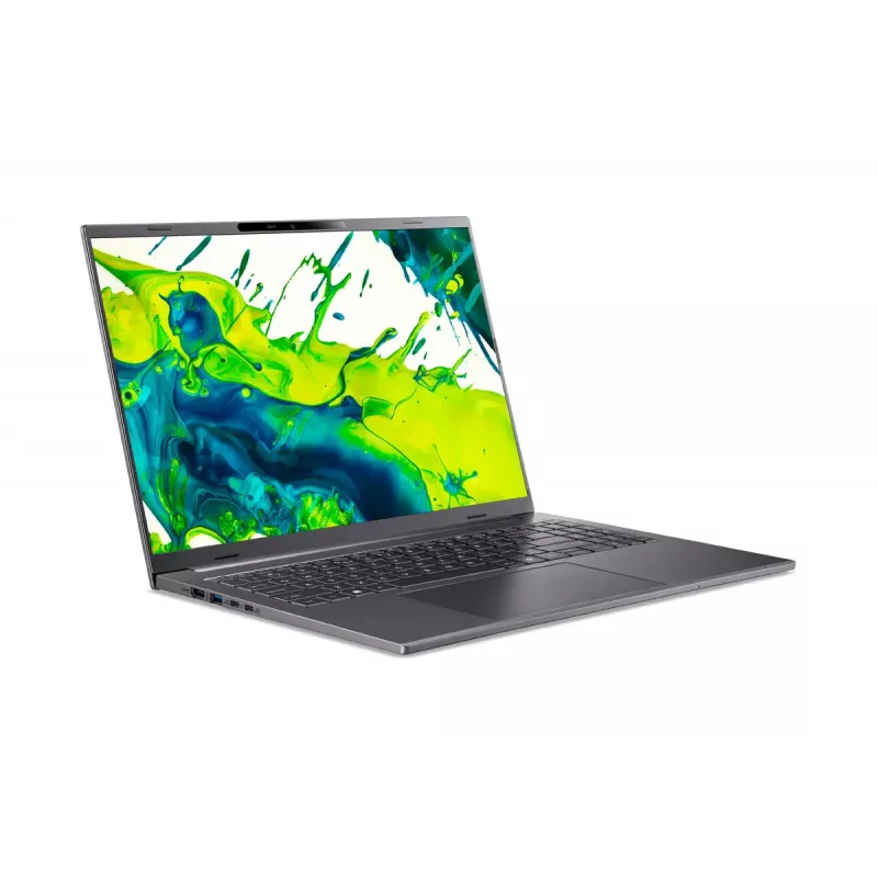 Acer Aspire 16 AI A16-11M-X4X3, Qualcomm Snapdragon X1-26-100, 16 collas WUXGA, 16 GB LPDDR5x, 512 GB SSD, Windows 11 Home, pelēks