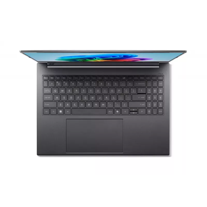 Acer Aspire 16 AI A16-11M-X4X3, Qualcomm Snapdragon X1-26-100, 16 collas WUXGA, 16 GB LPDDR5x, 512 GB SSD, Windows 11 Home, pelēks