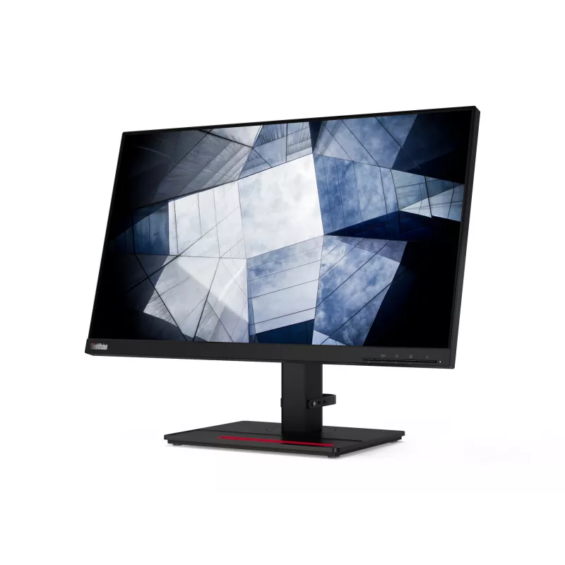 Monitors Lenovo ThinkVision P24h-2L 23,8 collas IPS LED Quad HD 2560x1440, 300 cd/m², 75 W PD, USB-C, 4x USB-A, RJ-45