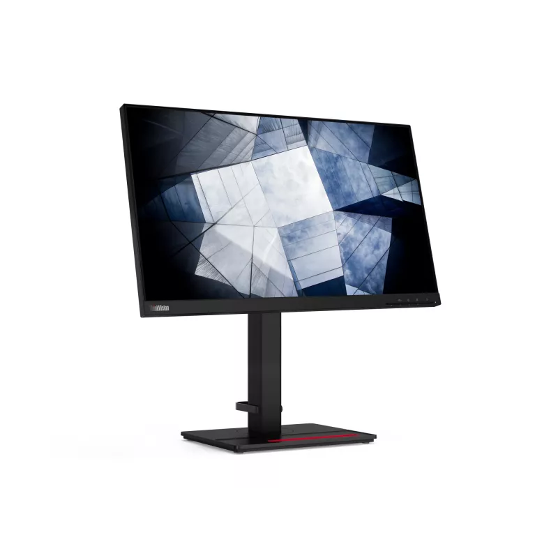 Monitors Lenovo ThinkVision P24h-2L 23,8 collas IPS LED Quad HD 2560x1440, 300 cd/m², 75 W PD, USB-C, 4x USB-A, RJ-45