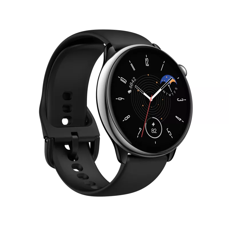 Amazfit GTR Mini 3.25 cm (1.28 collas) AMOLED 42 mm Digitāls 416 x 416 pikseļi Skārienjūtīgs Melns, Sudraba GPS (satelīts)