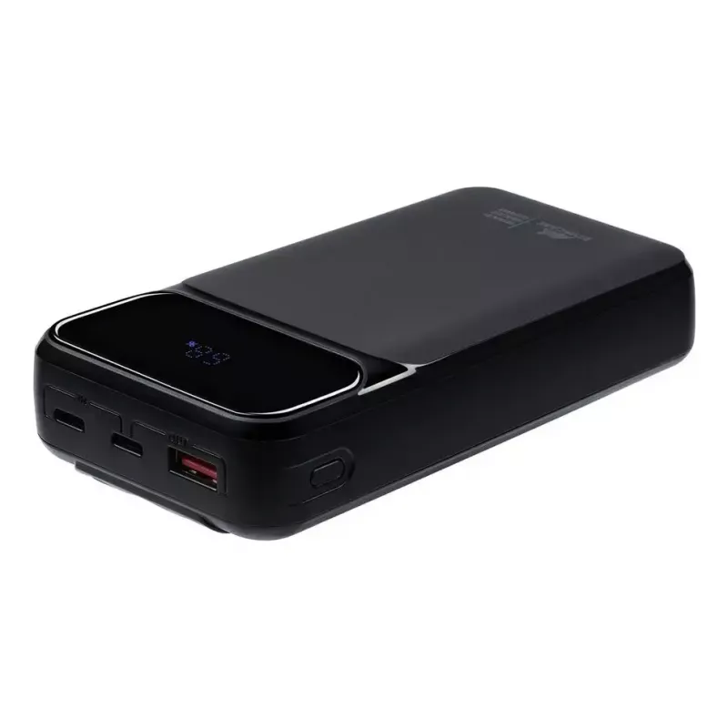 Pārnēsājams ārējais akumulators Rivacase VA2221 — 20000 mAh LiPo, PD 3.0 & QC 3.0, 3 porti (1×A, 2×C), 22,5 W izeja