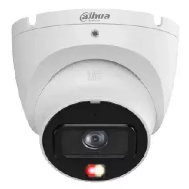 IP drošības kamera Dahua Technology IPC-HDW1839T-A-IL-0280B-S6 — Turret, 8 MP (3840×2160), griestu stiprinājums, vadu, PoE, iekštelpām/ārā, balta
