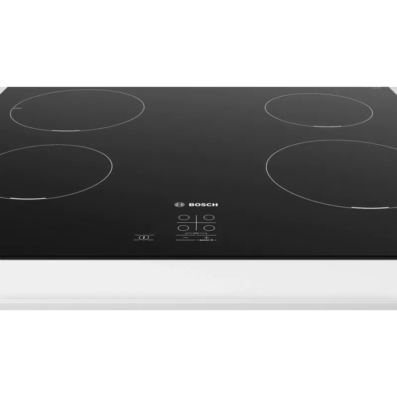 Bosch Serie 2 PUG611AA5E plīts virsma Melna Iebūvējams 60 cm Zonu indukcijas plīts virsma 4 zona(s)