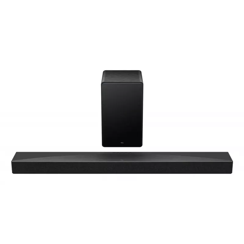 Soundbar TCL Q Q65H 5.1ch mājas kinozāle, 580 W RMS, bezvadu aktīvais zemfrekvences skaļrunis 100 W, Dolby Atmos/DTS-X, melns