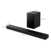 Soundbar TCL Q Q65H 5.1ch mājas kinozāle, 580 W RMS, bezvadu aktīvais zemfrekvences skaļrunis 100 W, Dolby Atmos/DTS-X, melns