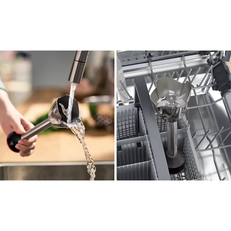 Bosch Serie 6 MSM6M621 blenderis 0.5 L Iegremdējamais blenderis 1000 W Melns, Nerūsējošais tērauds