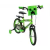 HUFFY Minecraft 16 collu zaļš bērnu velosipēds — 16 collu tērauda rāmis, viens ātrums, priekšējās/aizmugurējās suporta bremzes