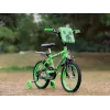 HUFFY Minecraft 16 collu zaļš bērnu velosipēds — 16 collu tērauda rāmis, viens ātrums, priekšējās/aizmugurējās suporta bremzes