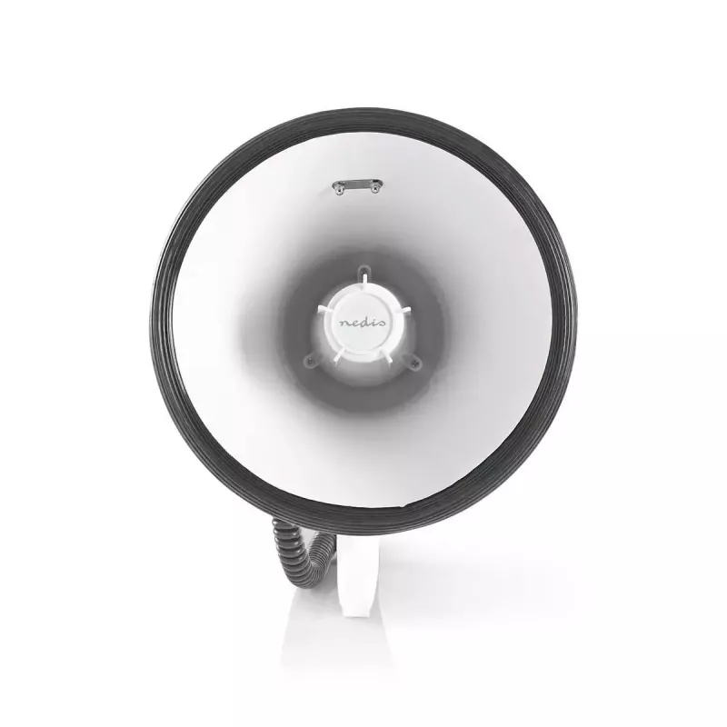 Megafons Nedis MEPH200WT balts zils 20W 300m diapazons