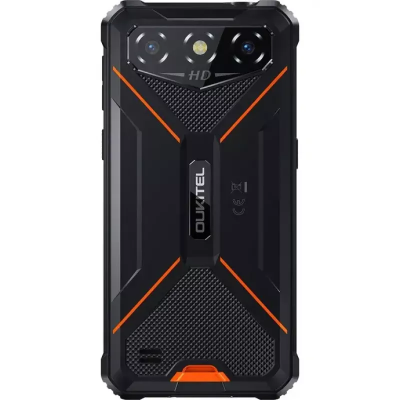 Oukitel G3 6 viedtālrunis, 4 GB RAM, 128 GB, 6300 mAh, oranžs