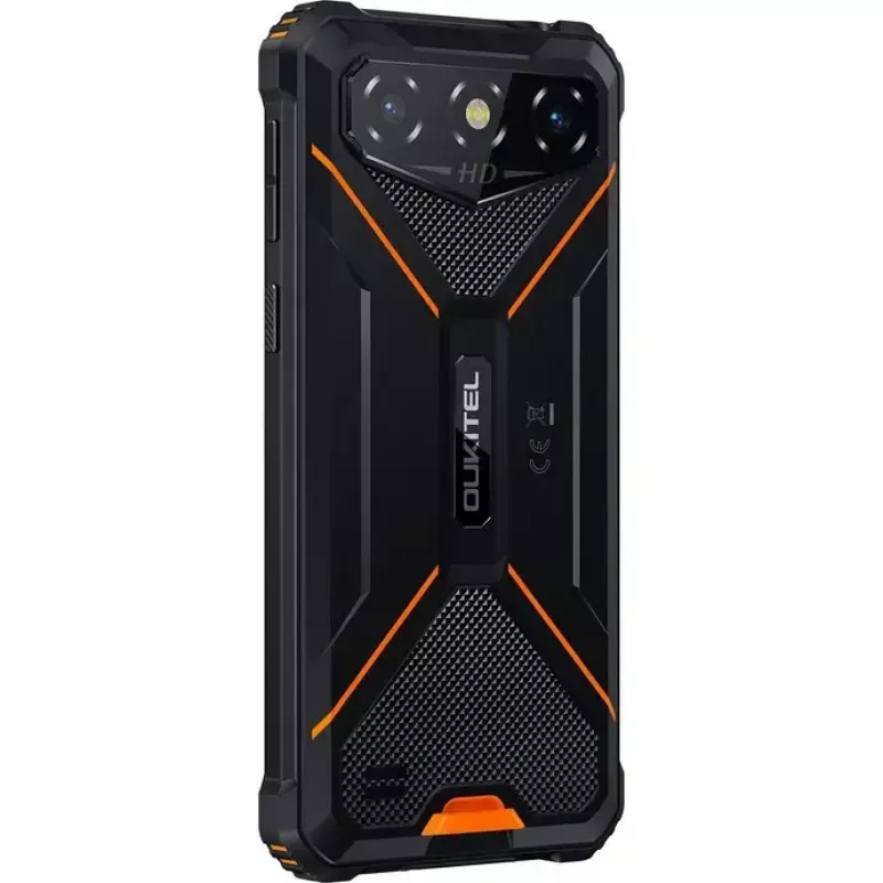 Oukitel G3 6 viedtālrunis, 4 GB RAM, 128 GB, 6300 mAh, oranžs