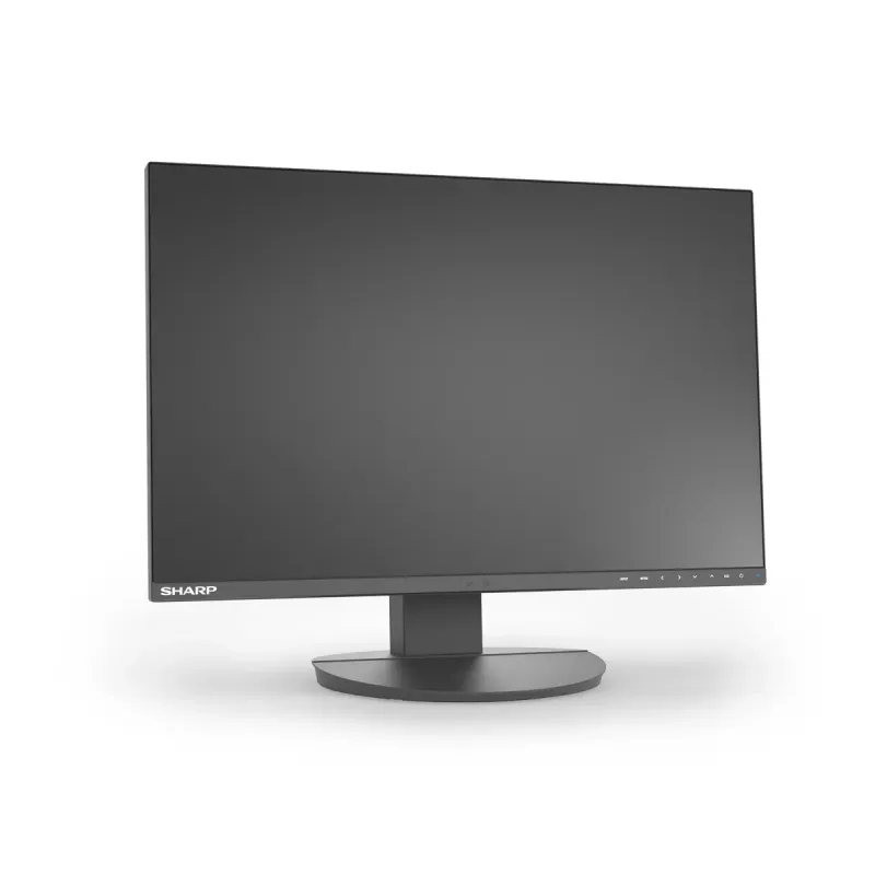 Sharp MultiSync EA242W 24 collu LCD monitors IPS 1920 x 1200 16:10 5 ms USB 3.2 centrmezgls VESA augstumā regulējams melns