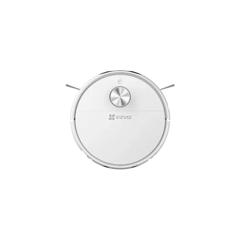 Robot vacuum cleaner EZVIZ RS20 Pro — Li‑Ion 5200 mAh, 220 min darbības laiks, 7200 Pa sūkšanas jauda, pašiztukšošanās bāze, LiDAR navigācija, 0,35 L putekļu maiss, mitrā slaucīšana, balts