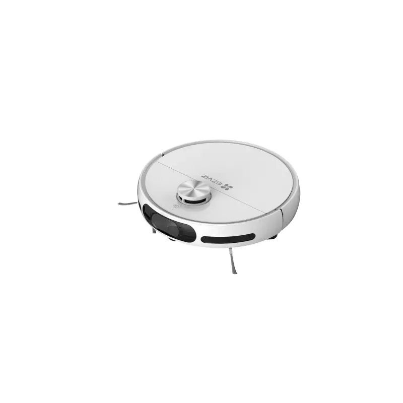 Robot vacuum cleaner EZVIZ RS20 Pro — Li‑Ion 5200 mAh, 220 min darbības laiks, 7200 Pa sūkšanas jauda, pašiztukšošanās bāze, LiDAR navigācija, 0,35 L putekļu maiss, mitrā slaucīšana, balts
