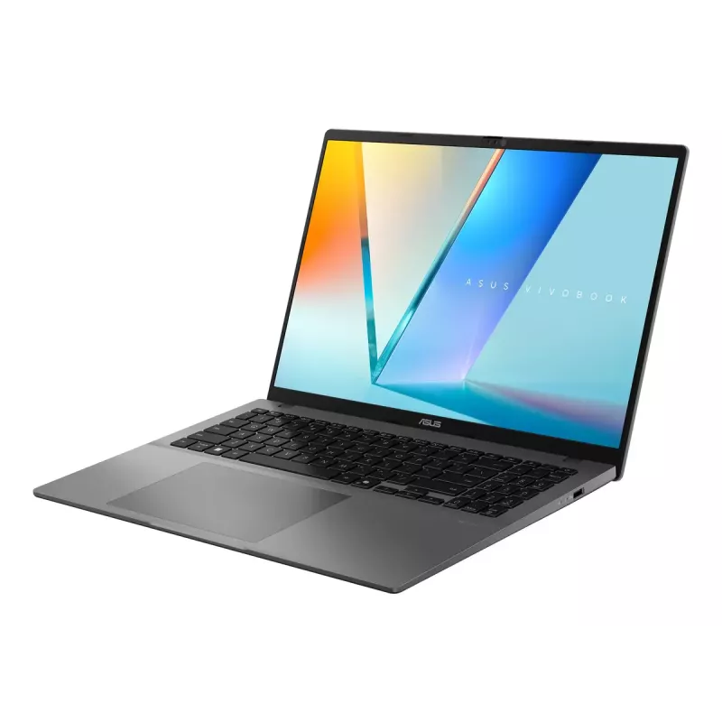 Portatīvais dators ASUS Vivobook S16 M3607HA-RP011W — 16 collu WUXGA, AMD Ryzen 5 220, 16 GB DDR5, 512 GB SSD, Windows 11 Home, Pelēks