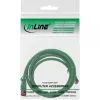 komutācijas kabelis Intos Cat6 S/FTP PiMF 250MHz, 1,5 m, RJ-45–RJ-45, bezhalogēna, zaļš