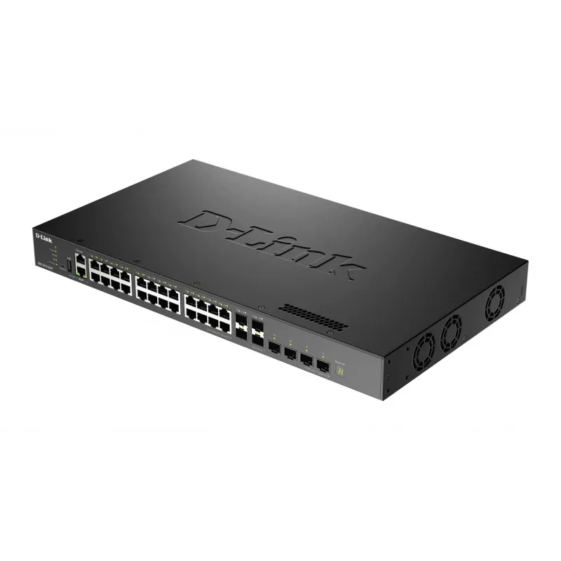 D-Link Layer 3 Stackable 10 Gigabit Managed Switches, Managed, L3, Fast Ethernet (10/100), Full duplex, Rack mounting