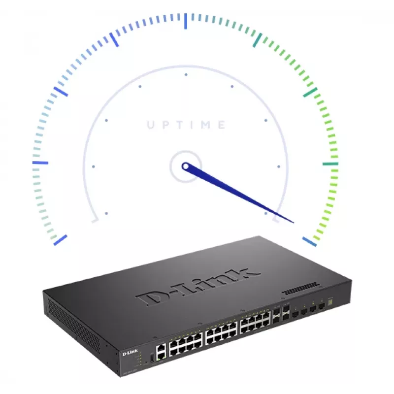 D-Link Layer 3 Stackable 10 Gigabit Managed Switches, Managed, L3, Fast Ethernet (10/100), Full duplex, Rack mounting