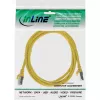 InLine komutācijas kabelis F/UTP Cat.5e dzeltens 1m