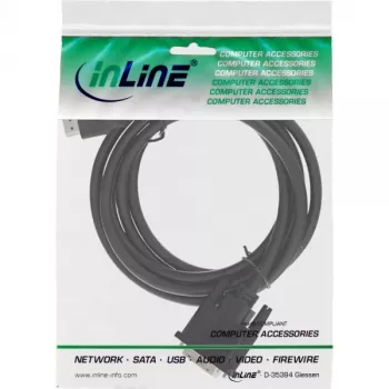 InLine HDMI-DVI kabelis, HDMI spraudnis / DVI spraudnis, 18+1, melns, 2 m