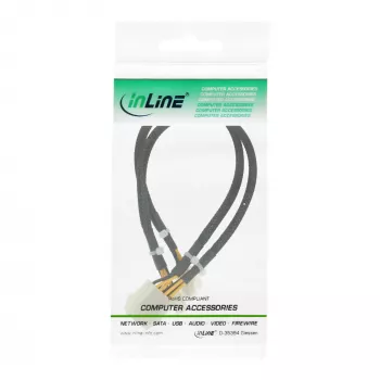 InLine Power Extension Internal 2x4pin vīr. / 8 Pin siev., mātesplatei, 0,30 m