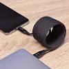 InLine Magnetic USB-C kabelis, USB-C vīr./vīr., 100 W, melns, 1 m