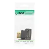 InLine HDMI adapteris, vīrišķais / sievišķais, lejupvērsts leņķa, zeltīti kontakti, 4K2K