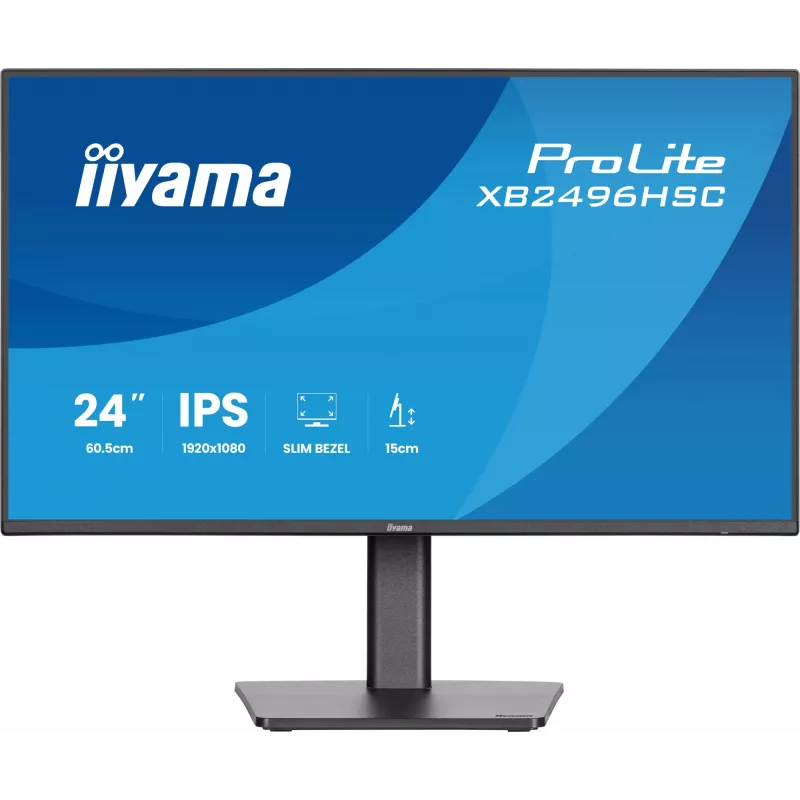 iiyama ProLite XB2496HSC-B1 datora monitors 60,5 cm (23,8 collas) 1920 x 1080 pikseļi Full HD LED Melns