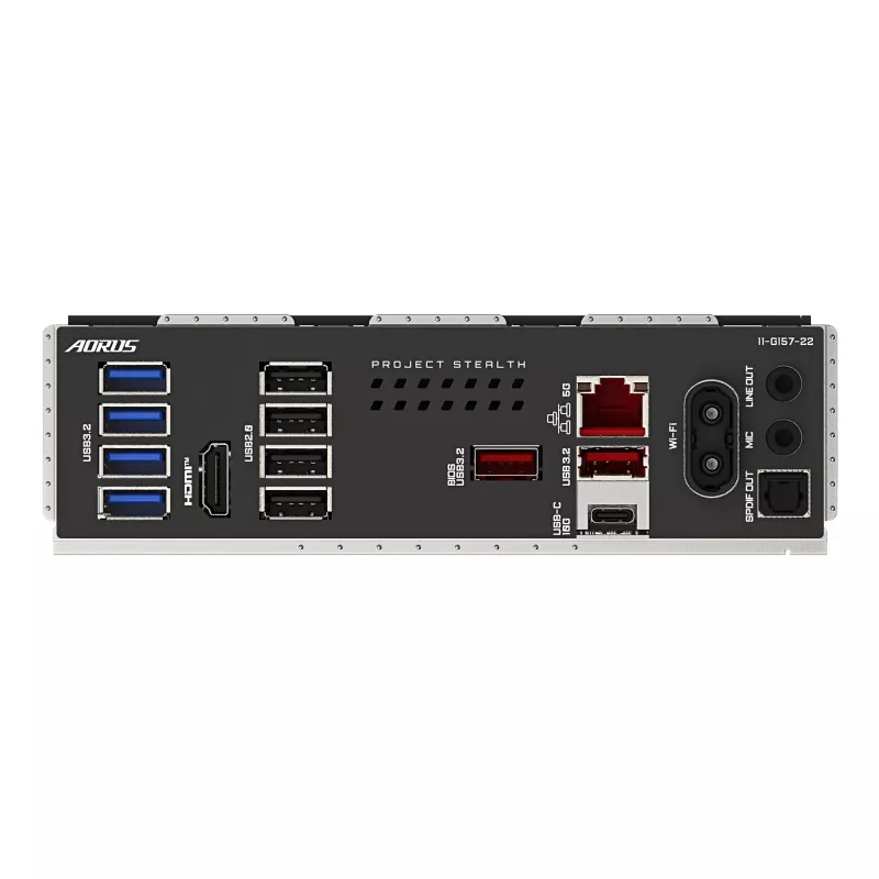 Pamatplate GIGABYTE B850 AORUS STEALTH — ATX, Socket AM5, AMD B850, DDR5 līdz 8200MHz (OC), 14+2+2 VRM, 2xPCIe5.0, 2xPCIe4.0 M.2, Wi‑Fi 7, 5GbE