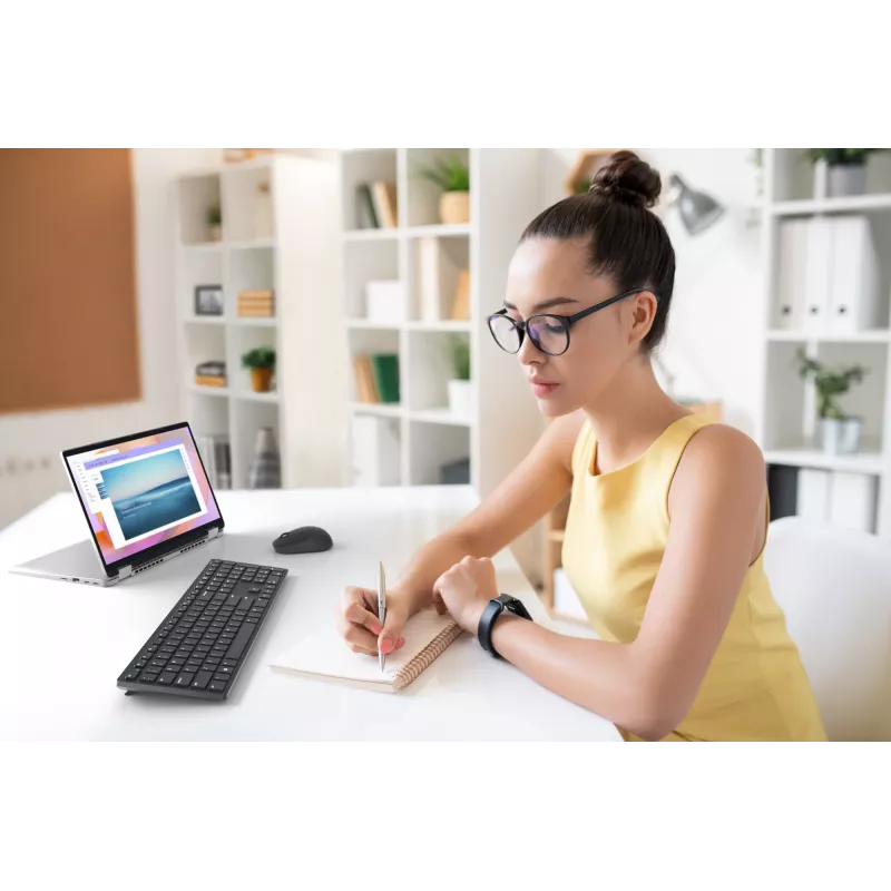 DELL Pro tastatūra - KB500 - itāļu (QWERTY), pilna izmēra (100%), bezvadu, RF Wireless, QWERTY, melns