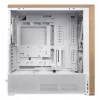 PC korpuss Lian Li Lancool 217 Midi Tower — Balta & Koks, atbalsta ATX/EATX/Micro-ITX, 2x120mm priekšā, 1x140mm aizmugurē, 1×3.5 collas + 8×2.5 collas