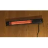 Infrasarkanais sildītājs SUNRED RD-DARK-20, 2000 W, piestiprināms pie sienas, IP55, melns