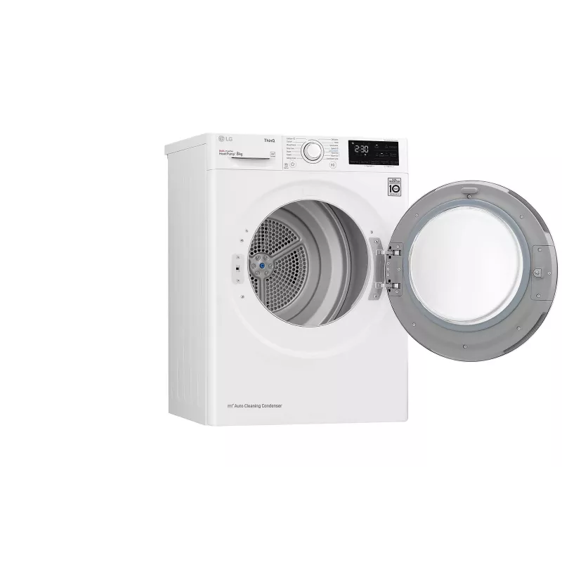LG RH80V3AV6N veļas žāvētājs Brīvi stāvošs Ielādēšana no priekšpuses 8 kg Balts