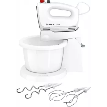 Bosch MFQ2600G rokas mikseris ar statīva bļodu 375 W balts
