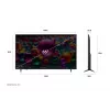 LG 65UA74003LB TV 165.1 cm (65 collas) 4K Ultra HD viedais televizors Wi-Fi melns
