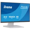 Monitors IIYAMA ProLite T2252MSC-W2AG 21,4 collu (54,5 cm) Full HD 1920x1080 LCD skārienjūtīgs ekrāns, 5 ms, USB 3.2 centrmezgls, skaļruņi, VESA, balts