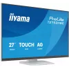 27 collu IIYAMA ProLite T2752MSC-W1AG skārienjūtīgs LCD monitors 1920 x 1080 Full HD balts, 5 ms, USB 3.2 Gen1, skaļruņi, VESA