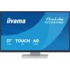 27 collu IIYAMA ProLite T2752MSC-W1AG skārienjūtīgs LCD monitors 1920 x 1080 Full HD balts, 5 ms, USB 3.2 Gen1, skaļruņi, VESA