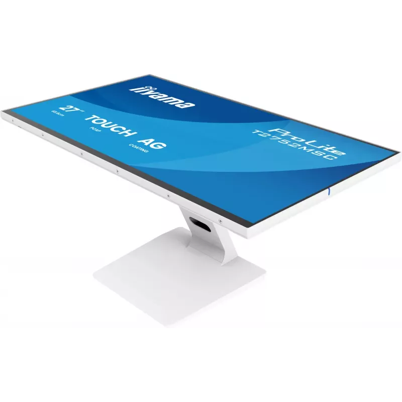 27 collu IIYAMA ProLite T2752MSC-W1AG skārienjūtīgs LCD monitors 1920 x 1080 Full HD balts, 5 ms, USB 3.2 Gen1, skaļruņi, VESA