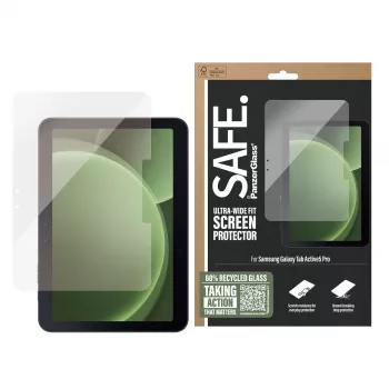 PanzerGlass SAFE. by ® ekrāna aizsargs Samsung Galaxy Tab Active5 Pro | Īpaši plata pieguluma