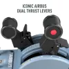 Thrustmaster TCA Quadrant Airbus Edition Melns, Blue Flight Sim PC
