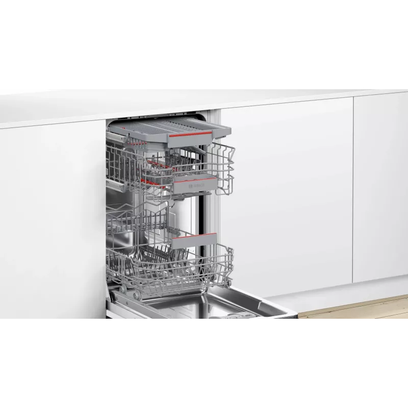 Bosch Serie 4 SPV4EMX25E trauku mazgājamā mašīna Pilnībā iebūvējama 10 galda klājumu vietas