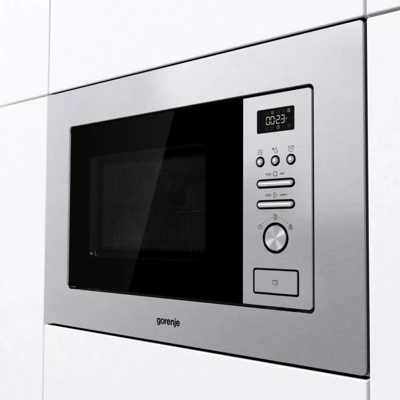 Gorenje BM201AG1X Nerūsējošais tērauds Grila mikroviļņu krāsns Iebūvējama 20 L 800 W